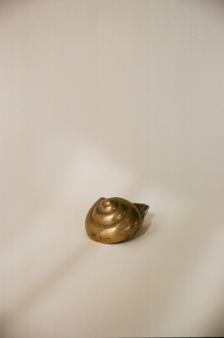 Brass Shell Trinket Box