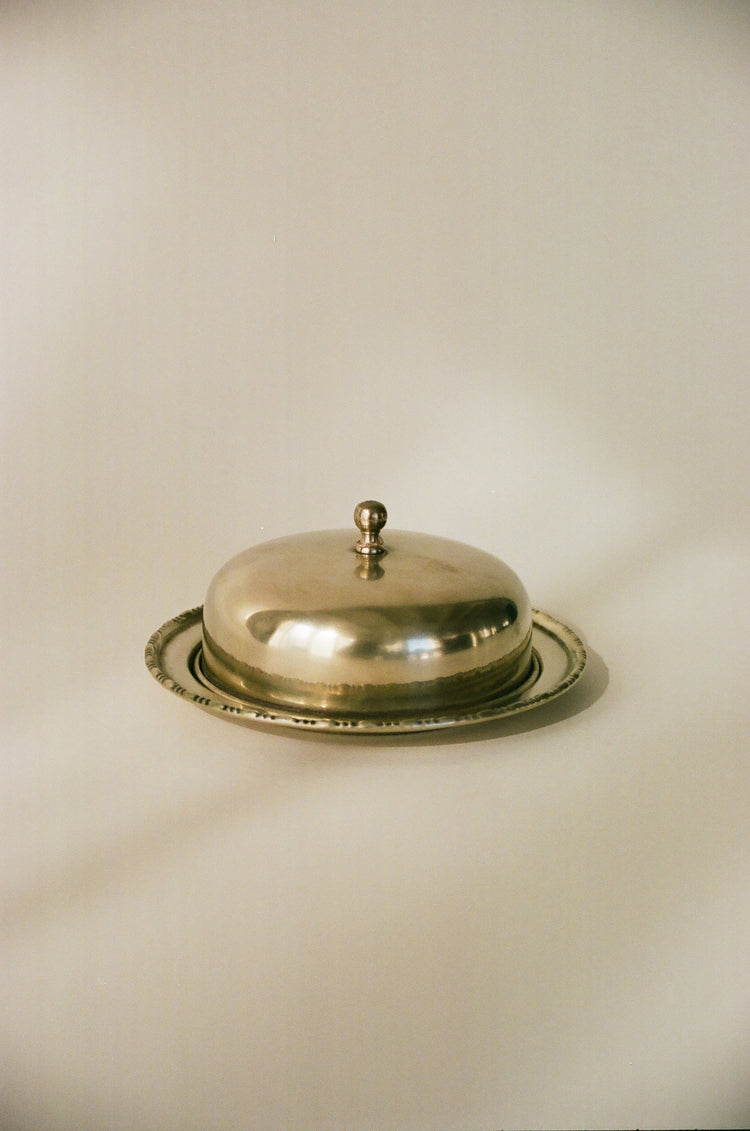 Vintage Covered Butter Dish