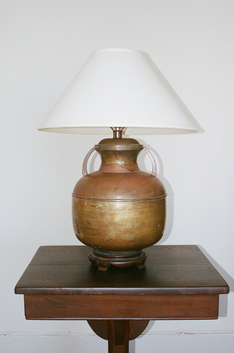 Vintage Canister Lamp