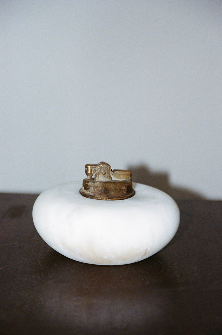 Antique Marble Desk Gas Lighter