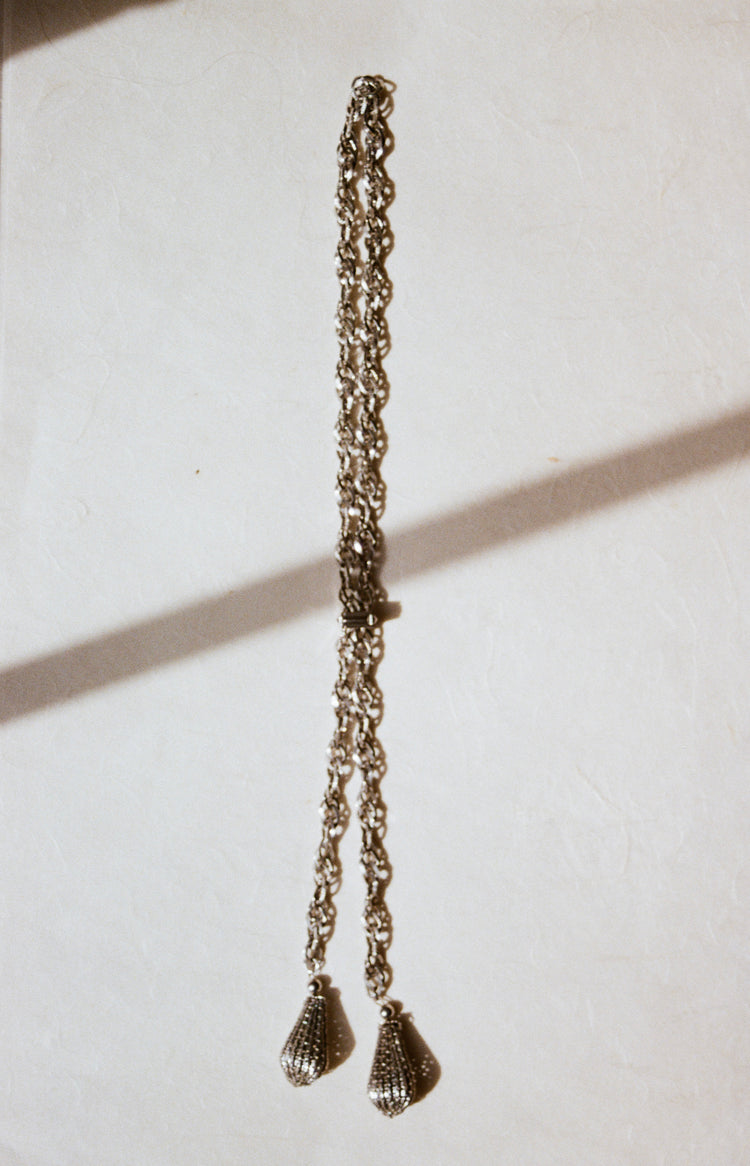 Vintage Necklace or Door Charm with Tassels