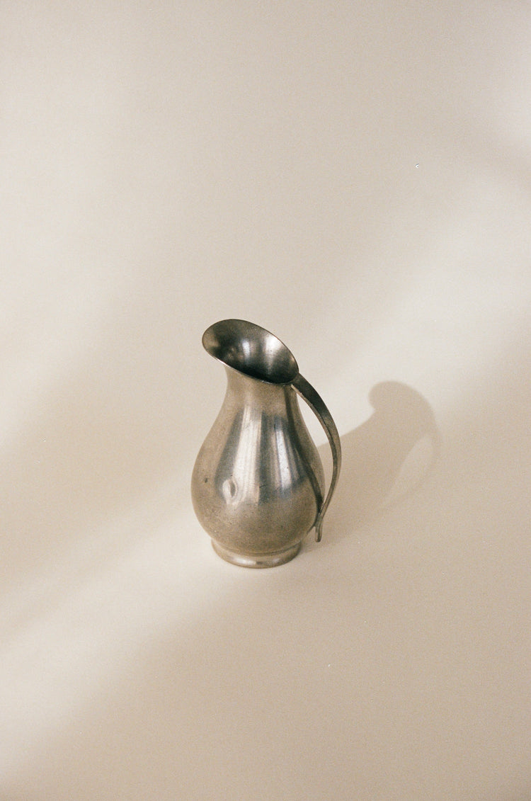 Petite Pewter Creamer Pitcher