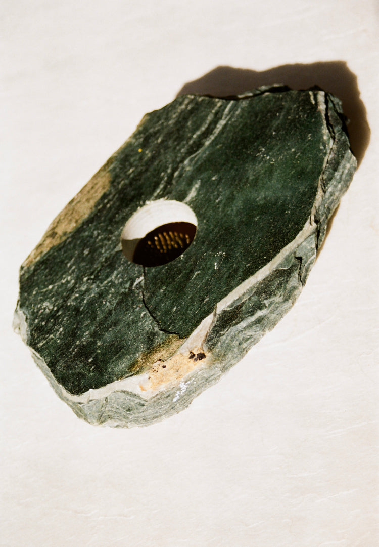 Natural Stone Ikebana Vase