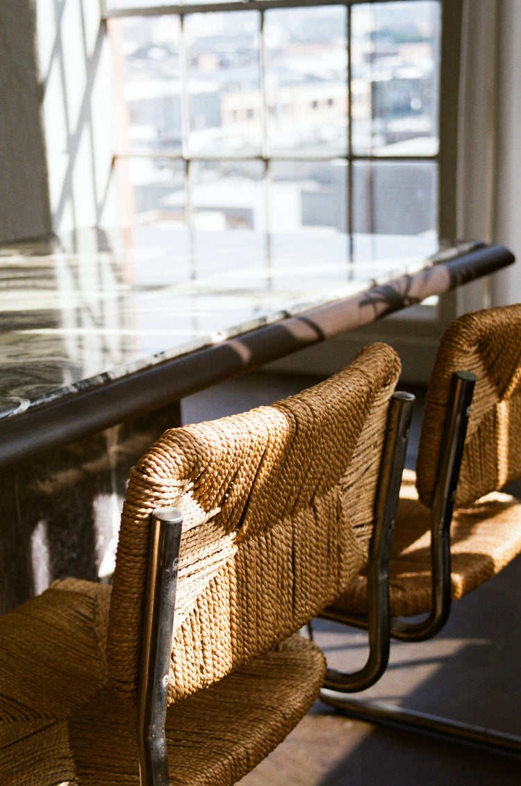 Woven Cord Cantilever Seating - 3 Available