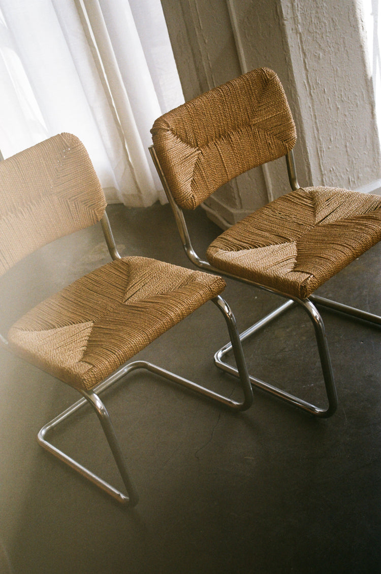 Woven Cord Cantilever Seating - 3 Available