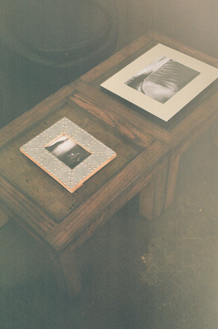 Set of Low Profile Wood End Tables