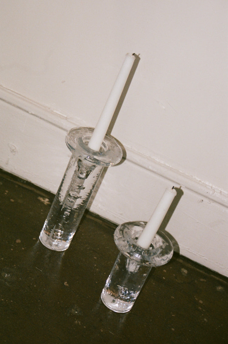Pair of Kosta Boda Candlestick Holders