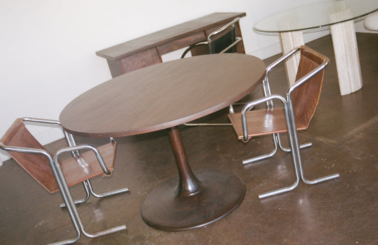 Round Bentwood Dining Table