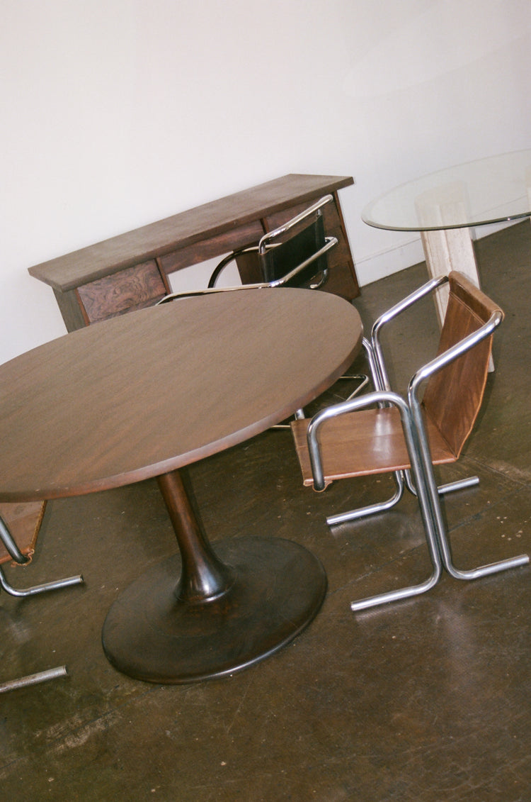 Round Bentwood Dining Table