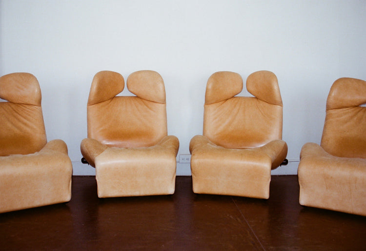 Wink Leather Lounge Chair by Toshiyuki Kita for Cassina