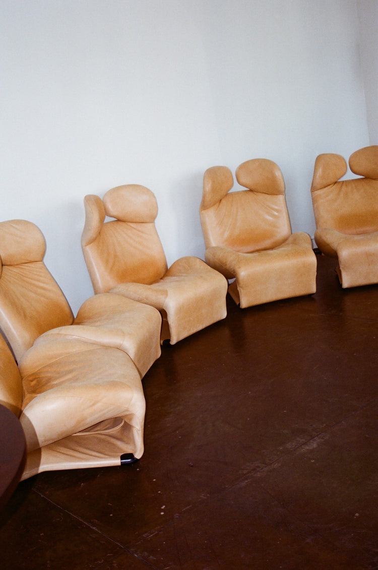 Wink Leather Lounge Chair by Toshiyuki Kita for Cassina