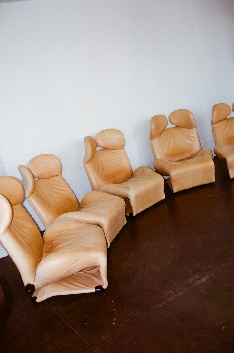 Wink Leather Lounge Chair by Toshiyuki Kita for Cassina
