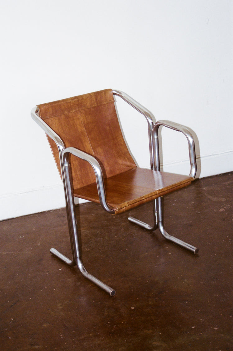Jerry Johnson Style Chrome Chair