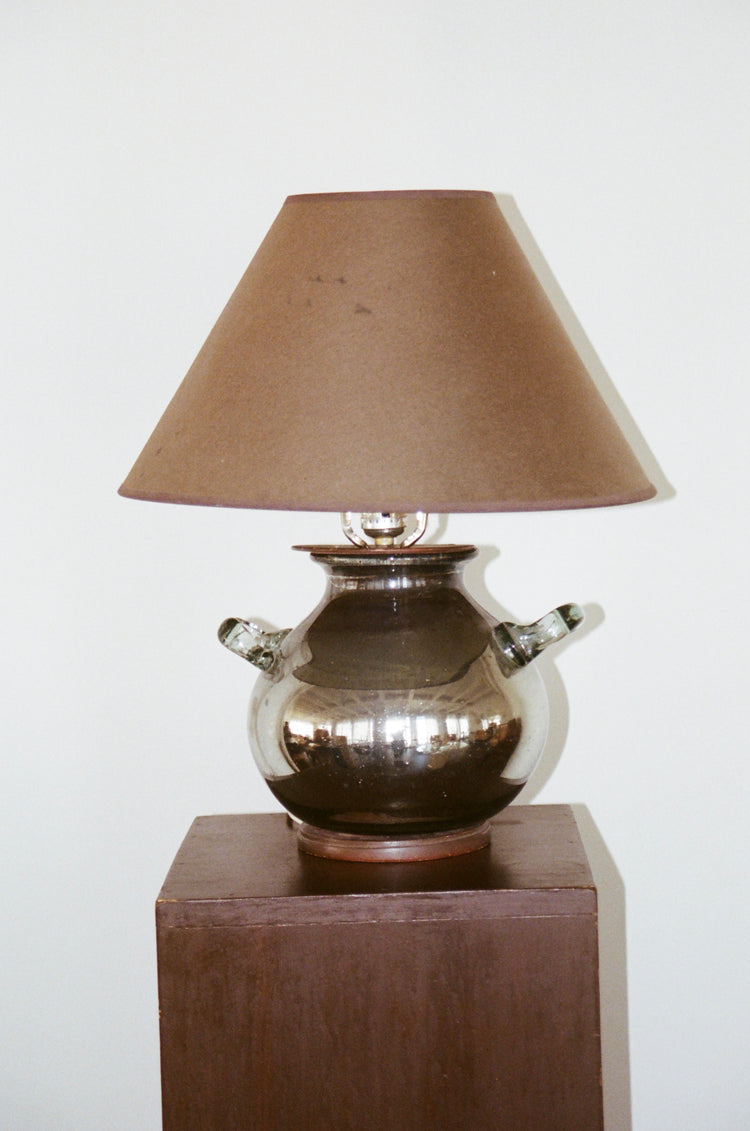 Artisan Mexican Glass Lamp