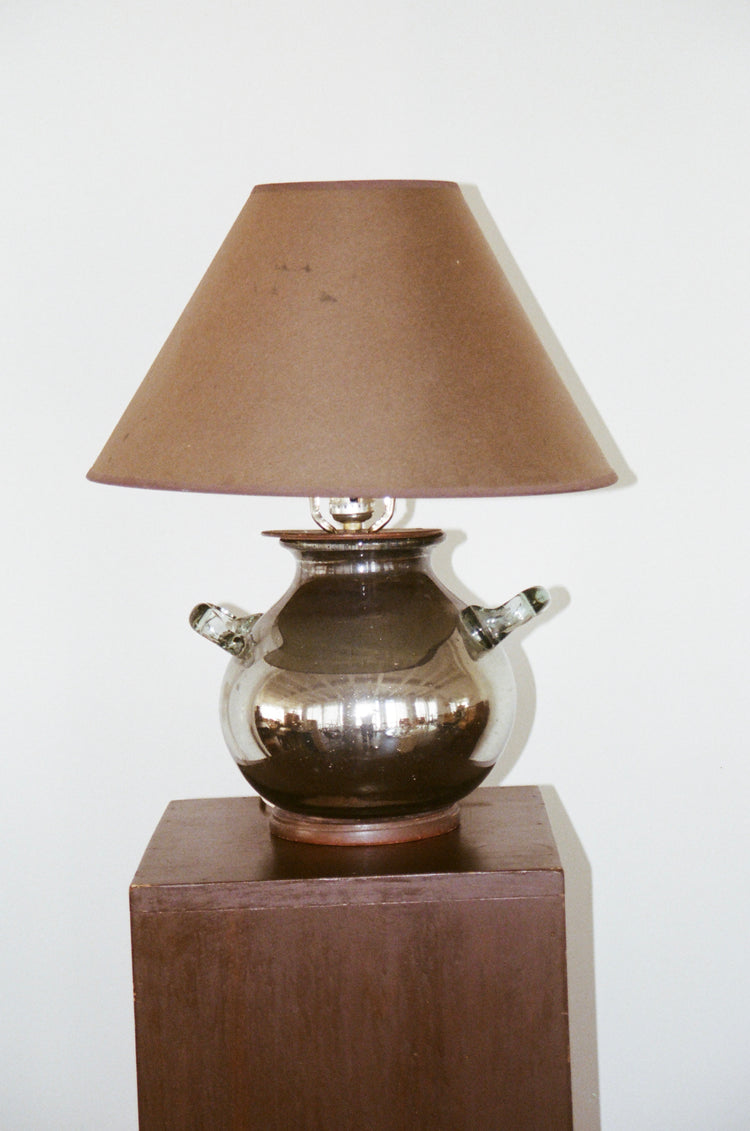 Artisan Mexican Glass Lamp