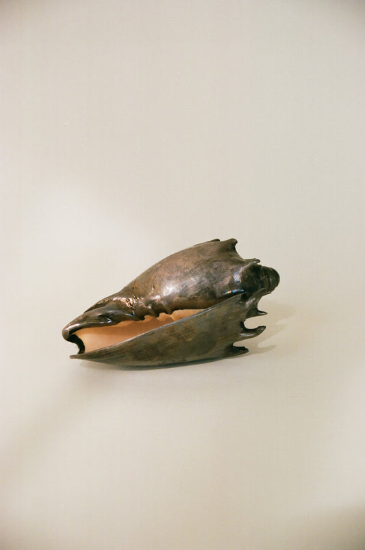 Silver Plated Shell Ash tray