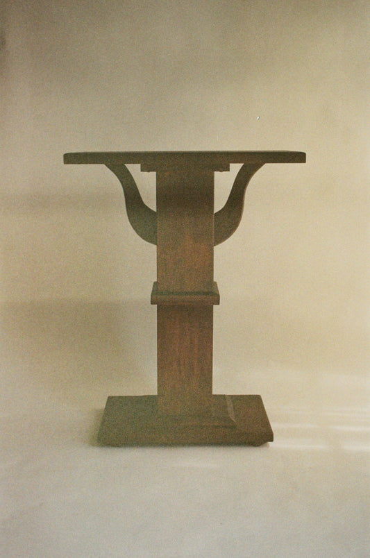 Vintage Sculptural Pedestal Table