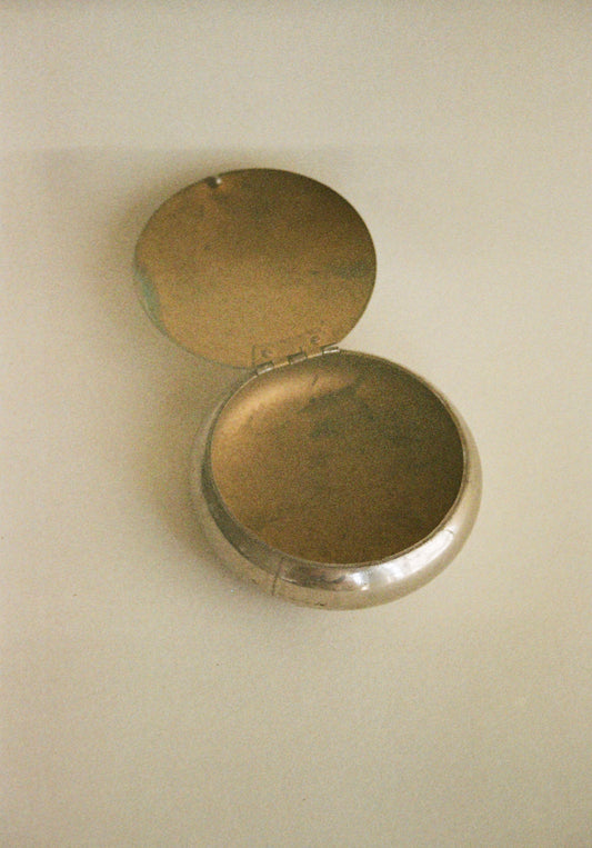 Metal Keepsake Box with Patina