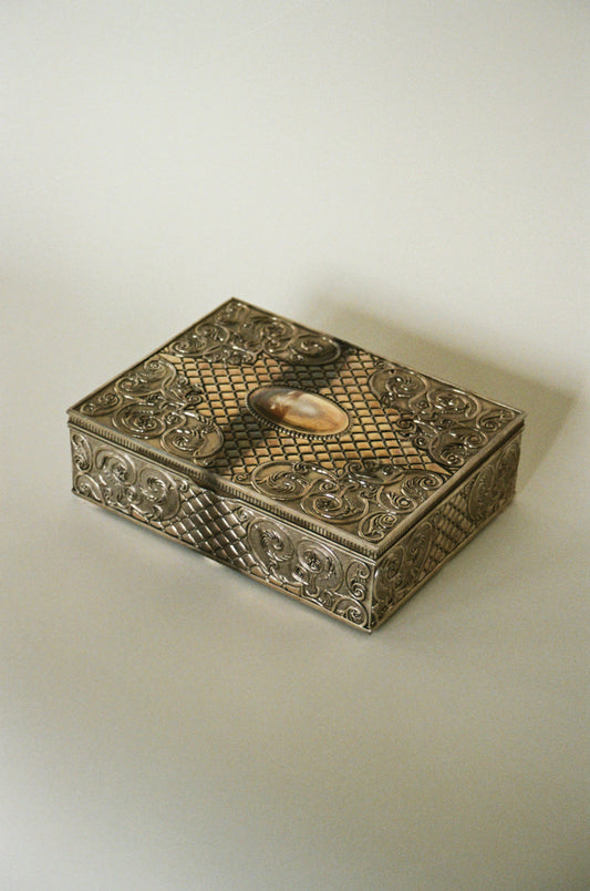 Vintage Silverplate Keepsake Box
