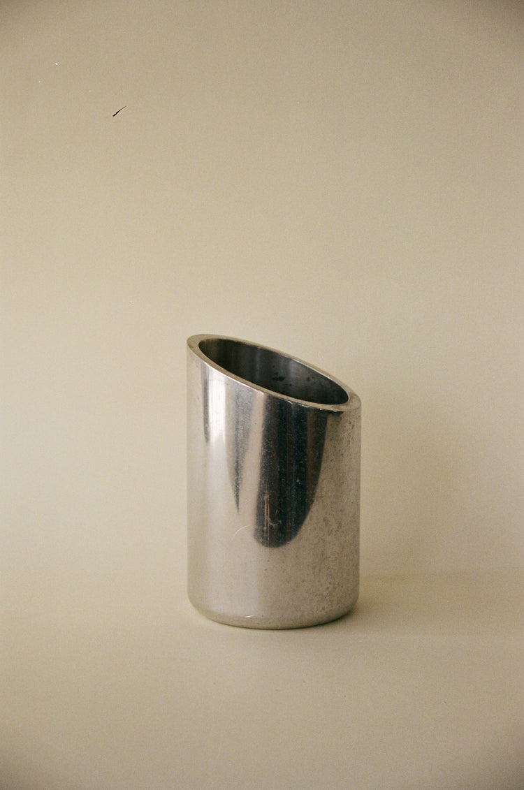 Nambé Modernist Wine Chiller with Aged Patina, 2002