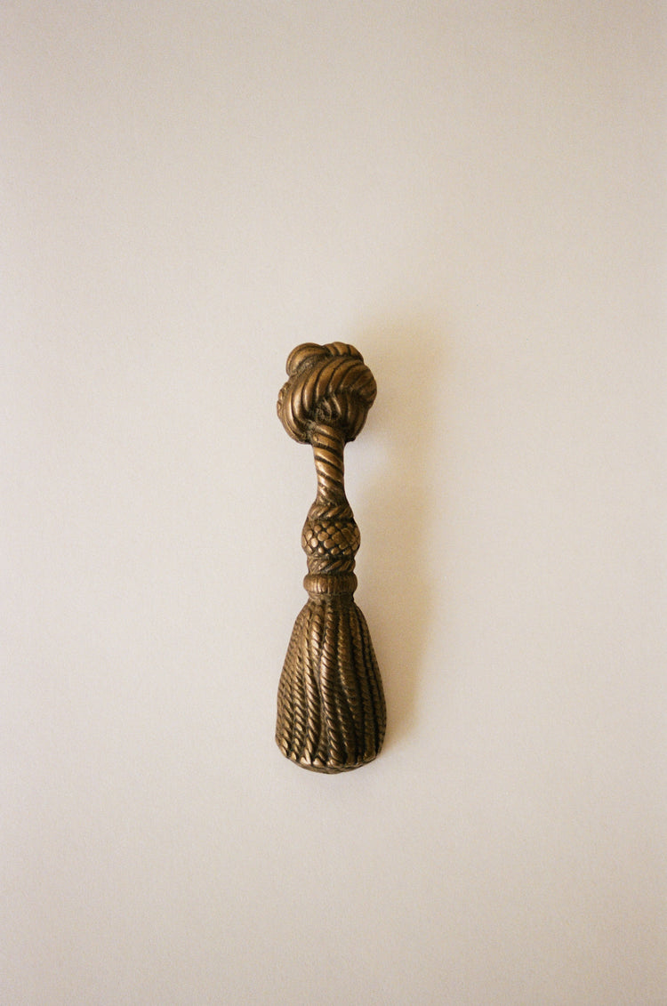 Vintage Brass Rope and Tassel Bottle Opener