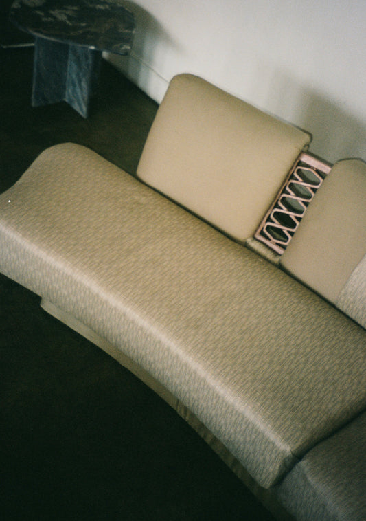Sculptural Crescent Sofa