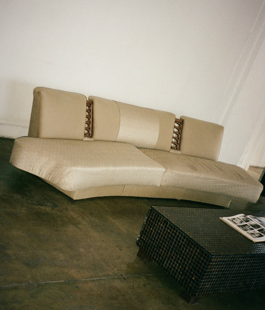 Sculptural Crescent Sofa