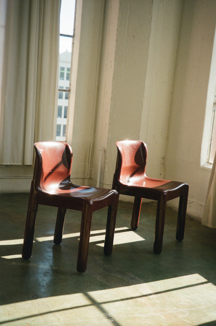 Pair of 4875 Chairs by Carlo Bartoli for Kartell