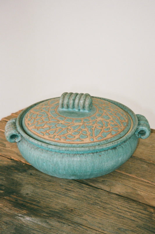 Hand Crafted Ceramic Lidded Pot