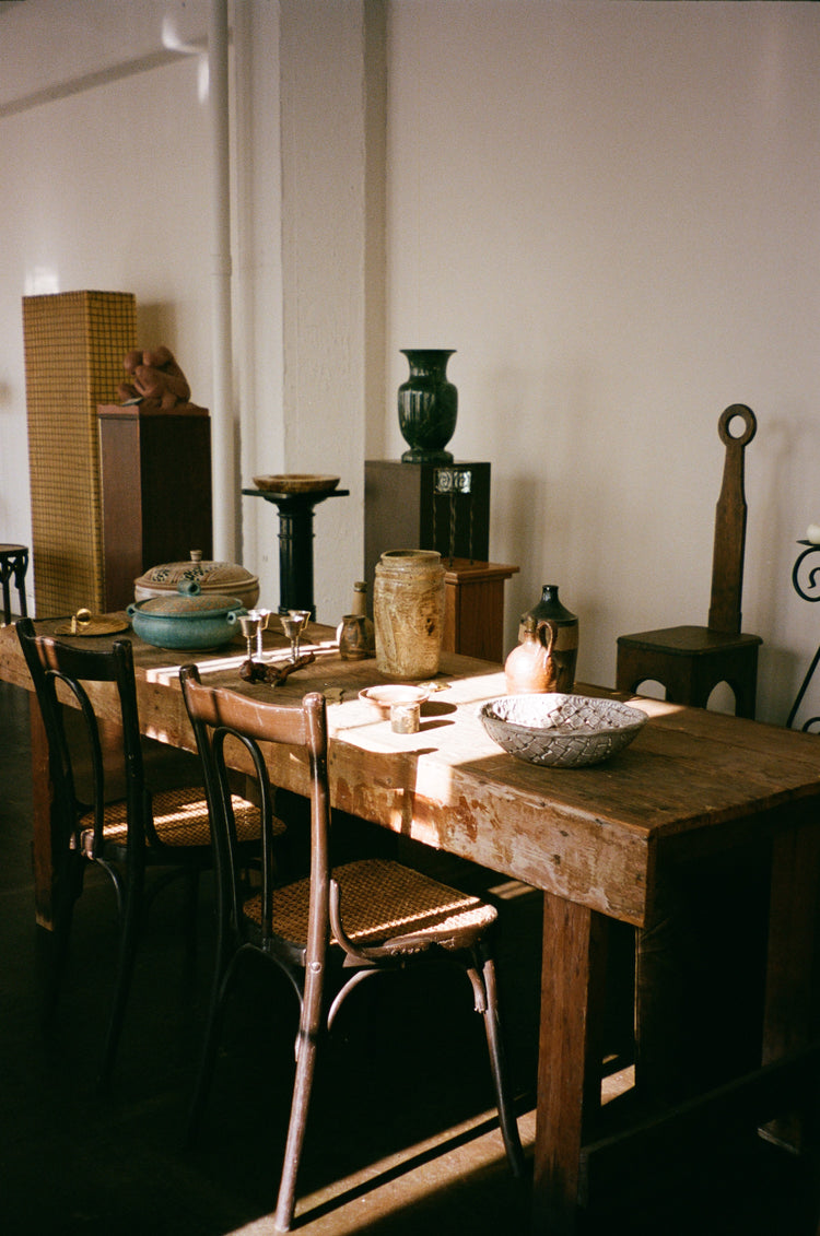 Antique Wood Work Bench