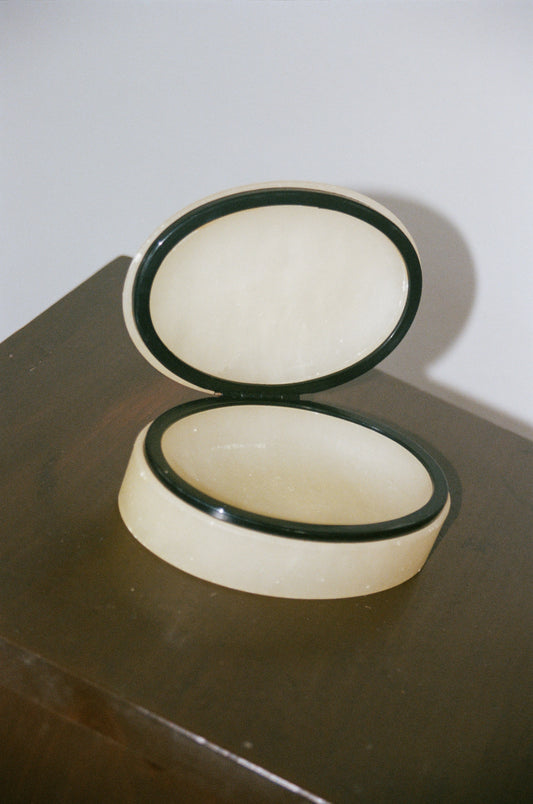 Italian Alabaster Trinket Box