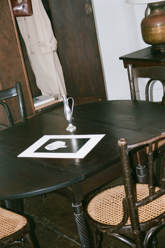 Antique Tilt Top Wood Table