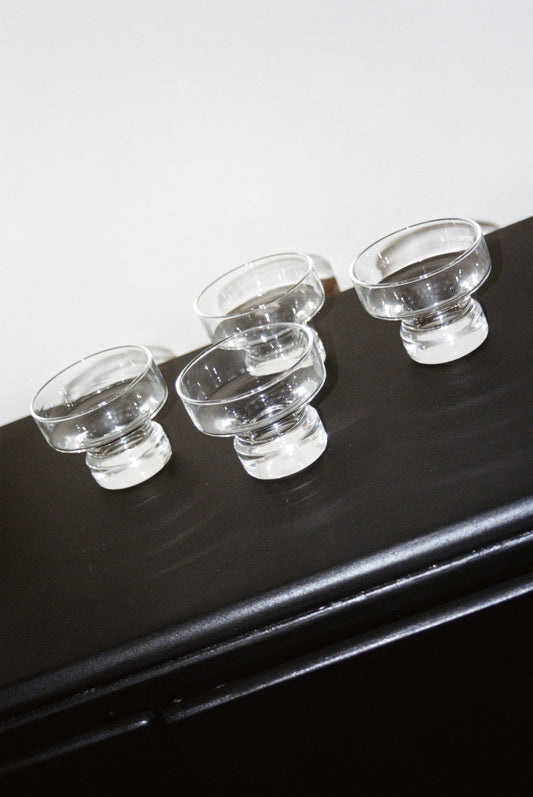 Vintage Base Coup Glasses - Set of 4