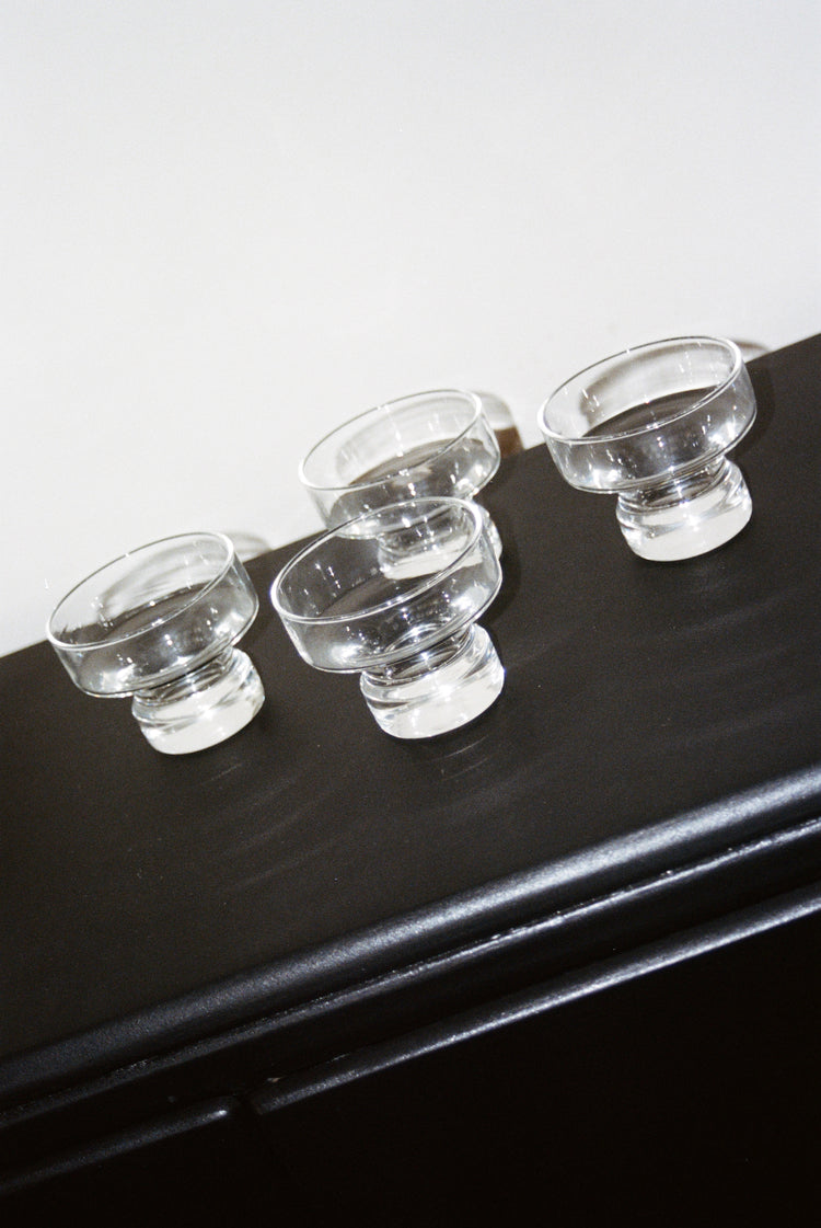 Vintage Base Coup Glasses - Set of 8
