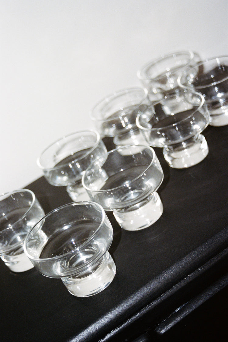 Vintage Base Coup Glasses - Set of 8