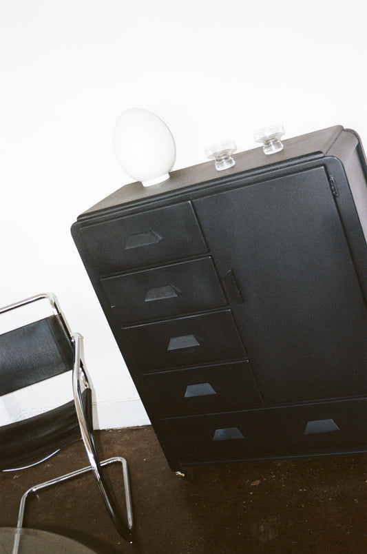 Vintage Dresser in Matte Black