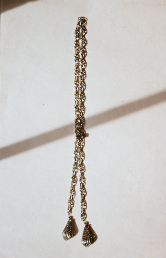 Vintage Necklace or Door Charm with Tassels