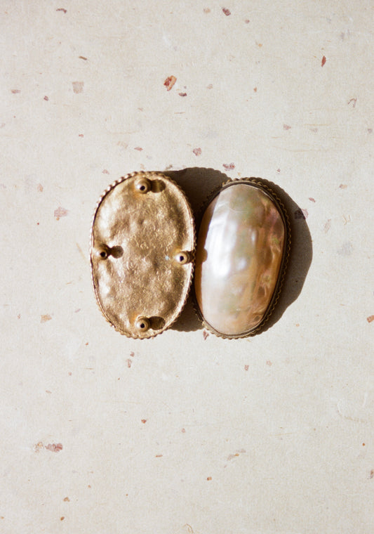 Vintage Mother of Pearl Pill Box