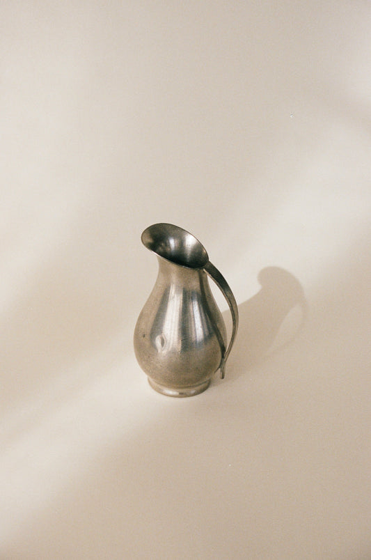 Petite Pewter Creamer Pitcher