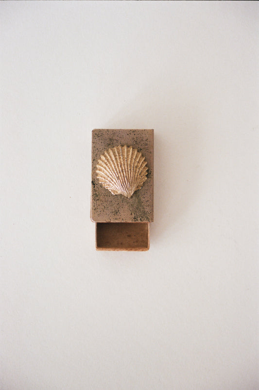 Antique Shell Matchbox