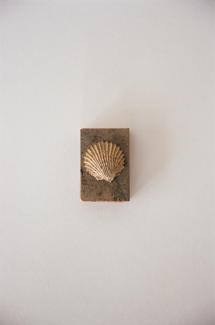 Antique Shell Matchbox