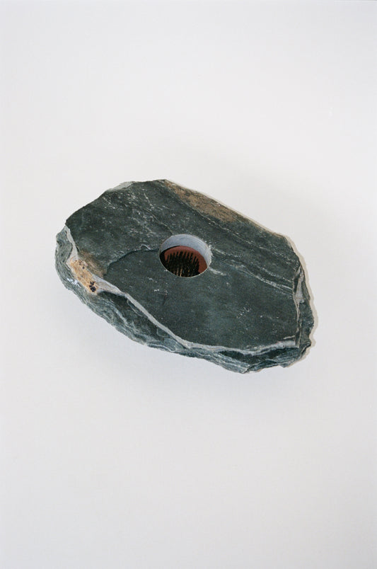 Natural Stone Ikebana Vase