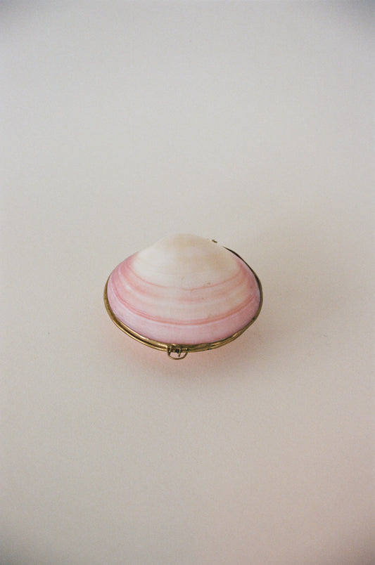 Blush Shell Pill Box