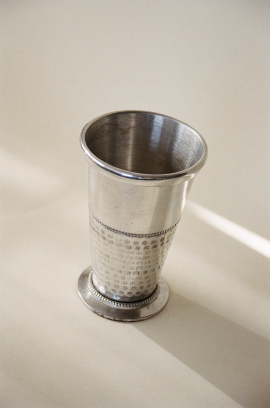 Hammered Metal Vase