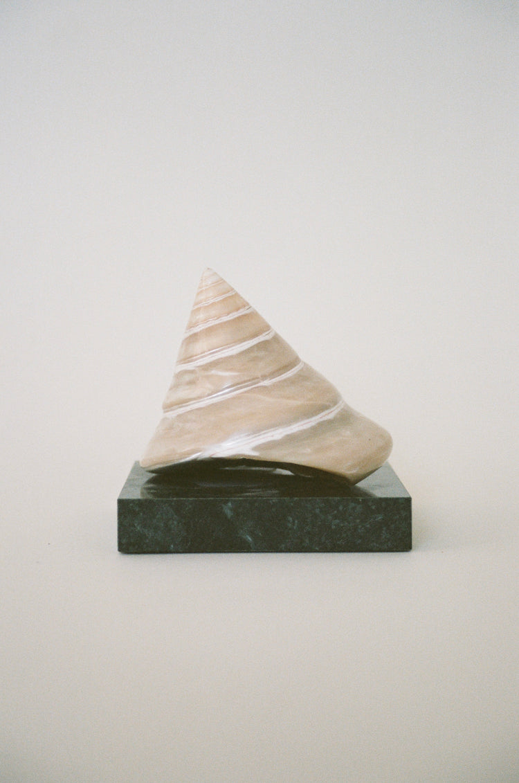 Swivel-Mounted Shell Sculpture
