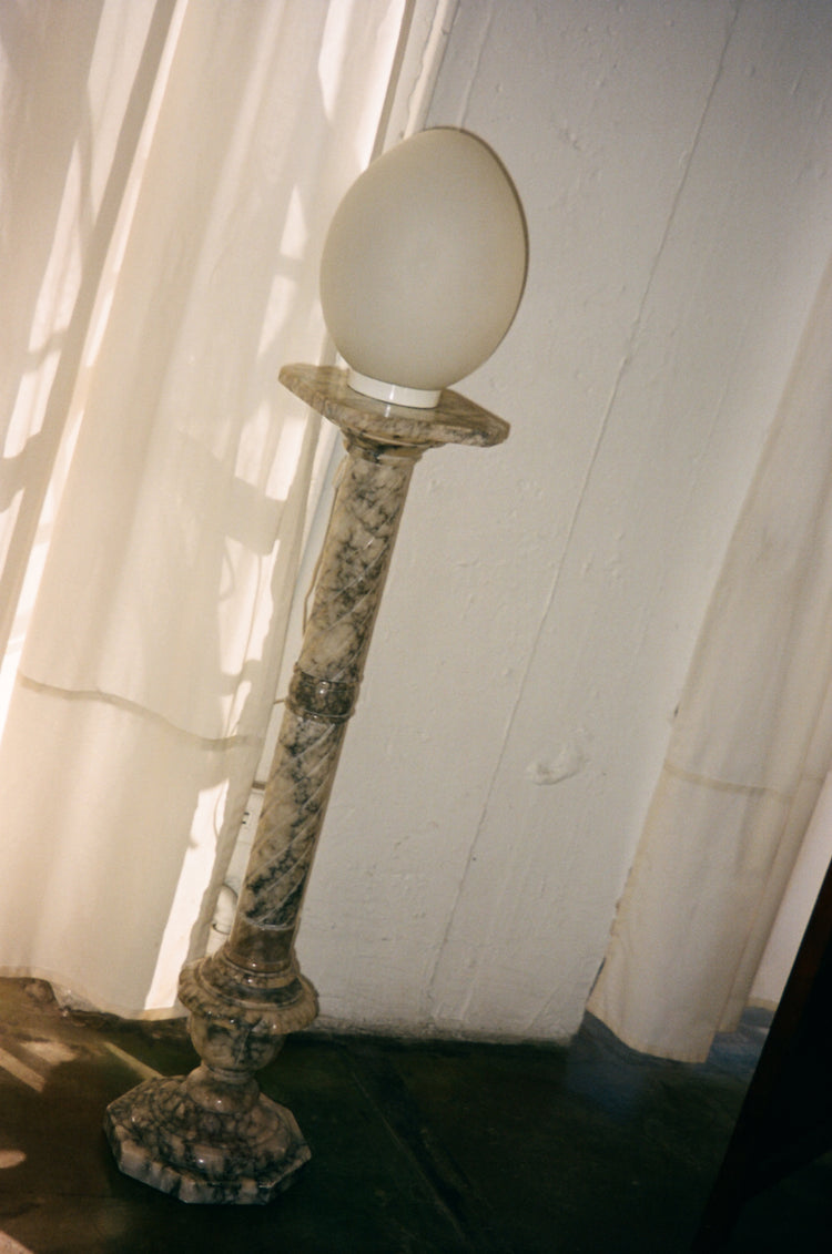 Vintage Alabaster Pedestal