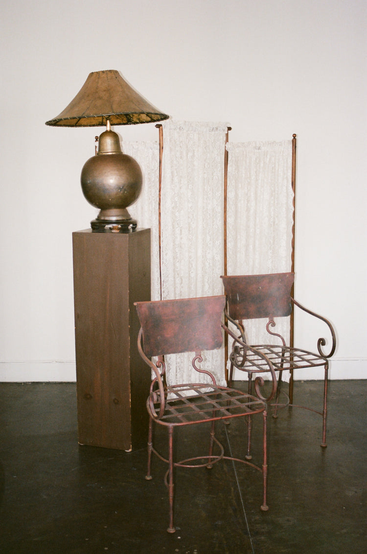 Pair of Wrought Iron Seating