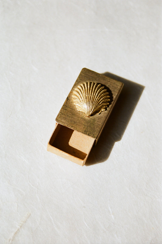 Antique Shell Matchbox