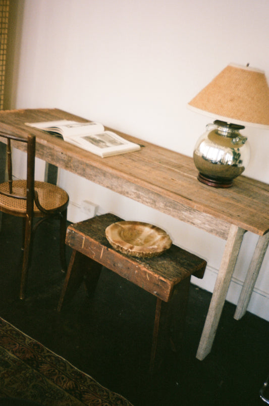 Vintage Reclaimed Wood Farmhouse Dining Table