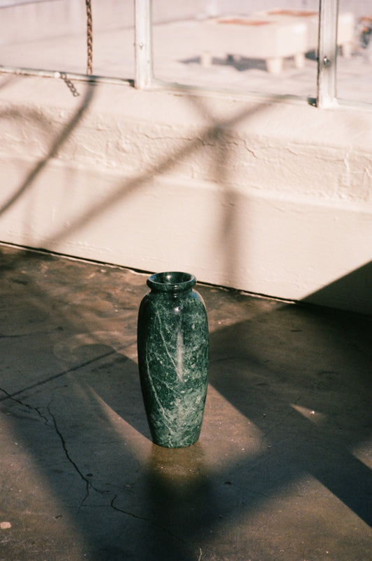 Petite Verde Indio Marble Bud Vase